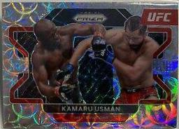Kamaru Usman 2022 Panini Prizm UFC Base #54 Premium