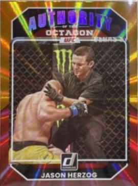 Jason Herzog 2023 Panini Donruss UFC Base #223 Orange Laser