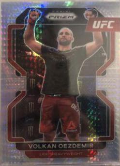 Volkan Oezdemir 2022 Panini Prizm UFC Base #184 Hyper