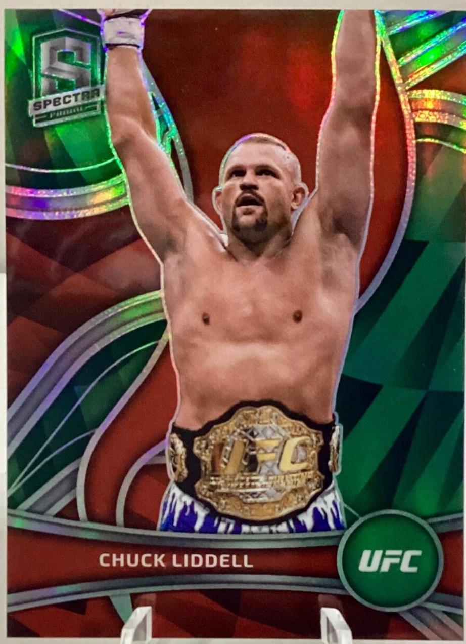 Chuck Liddell 2022 Panini Chronicles UFC Base Spectra #399 Green