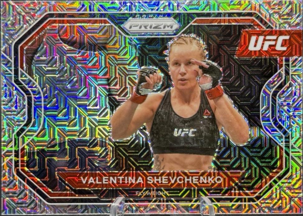 Valentina Shevchenko 2021 Panini Prizm UFC Base #139 Mojo