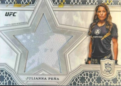 Julianna Peña 2024 Topps Royalty UFC Star Relics #SRR-34 Platinum
