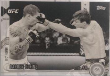 Darren Elkins 2015 Topps UFC Chronicles Base #96 Black and White