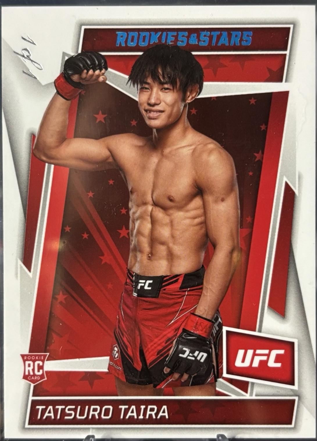 Tatsuro Taira 2023 Panini Chronicles UFC Base Rookies and Stars #183 Platinum