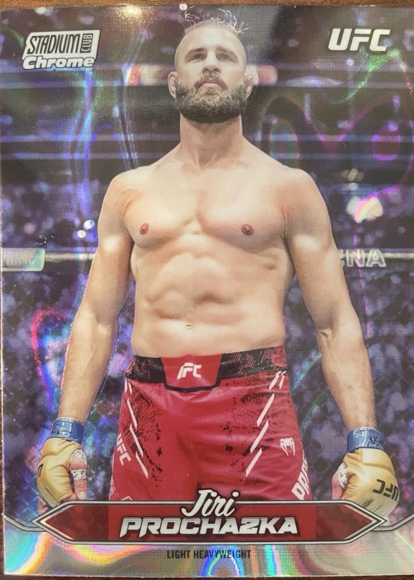 Jiri Prochazka 2025 Topps Stadium Club UFC Base Chrome #C-192 Lava