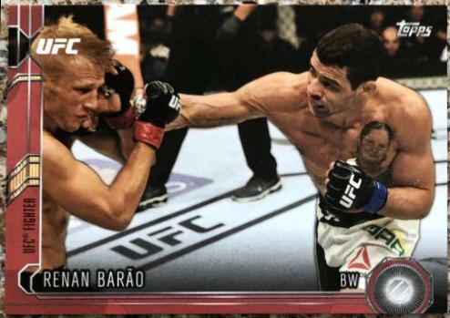 Renan Barão 2015 Topps UFC Chronicles Base #128 Red