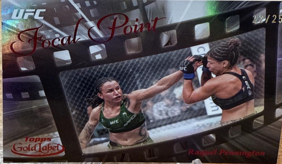 Raquel Pennington 2024 Topps Gold Label UFC Focal Point #FP-23 Red