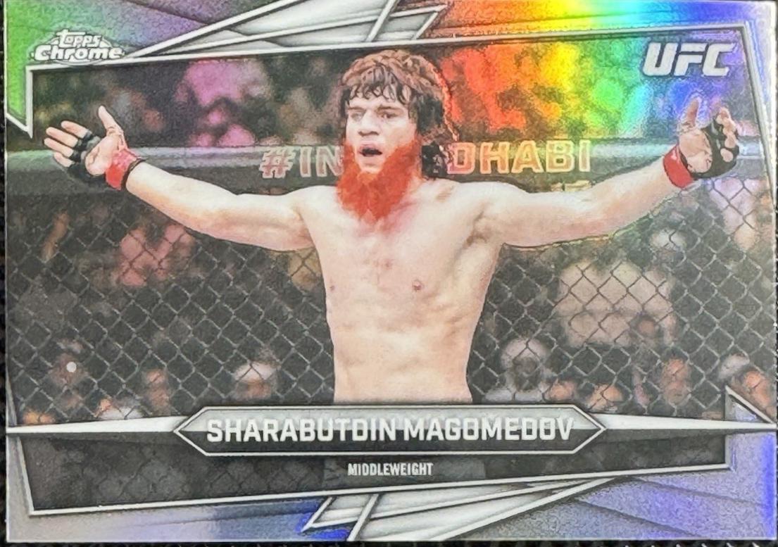 Shara Magomedov 2026 Topps Chrome UFC Base #21 Refractor