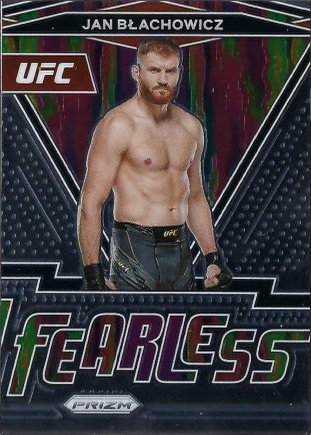 Jan Błachowicz 2022 Panini Prizm UFC Fearless #4 Pink Pulsar
