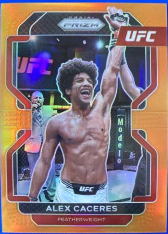Alex Caceres 2022 Panini Prizm UFC Base #117 Orange