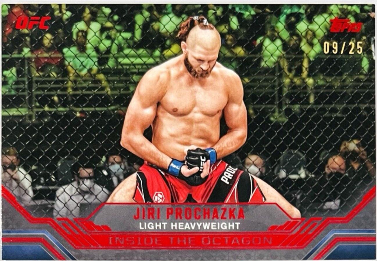 Jiri Prochazka 2024 Topps Knockout UFC Inside the Octagon #ITO-8 Red