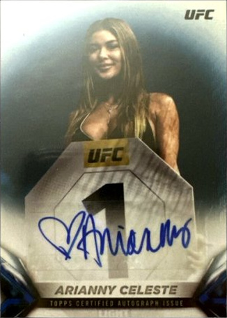 Arianny Celeste 2018 Topps UFC Knockout Knockoutautographs #KA-AC Red