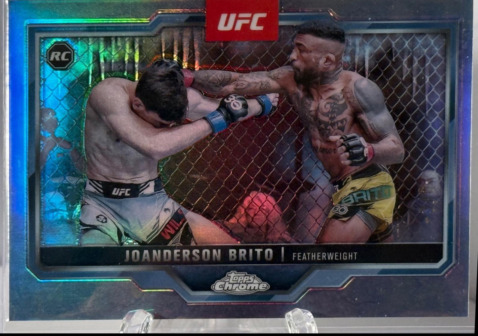 Joanderson Brito 2025 Topps Chrome UFC Base #176 FrozenFractor
