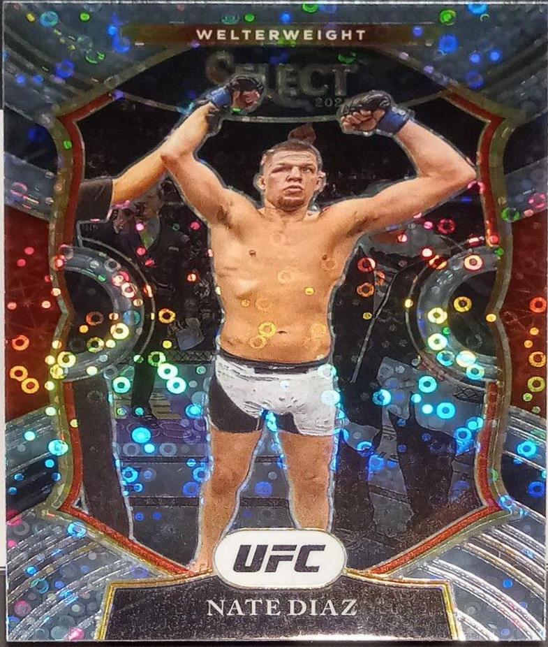 Nate Diaz 2021 Panini Select UFC Concourse #39 Disco