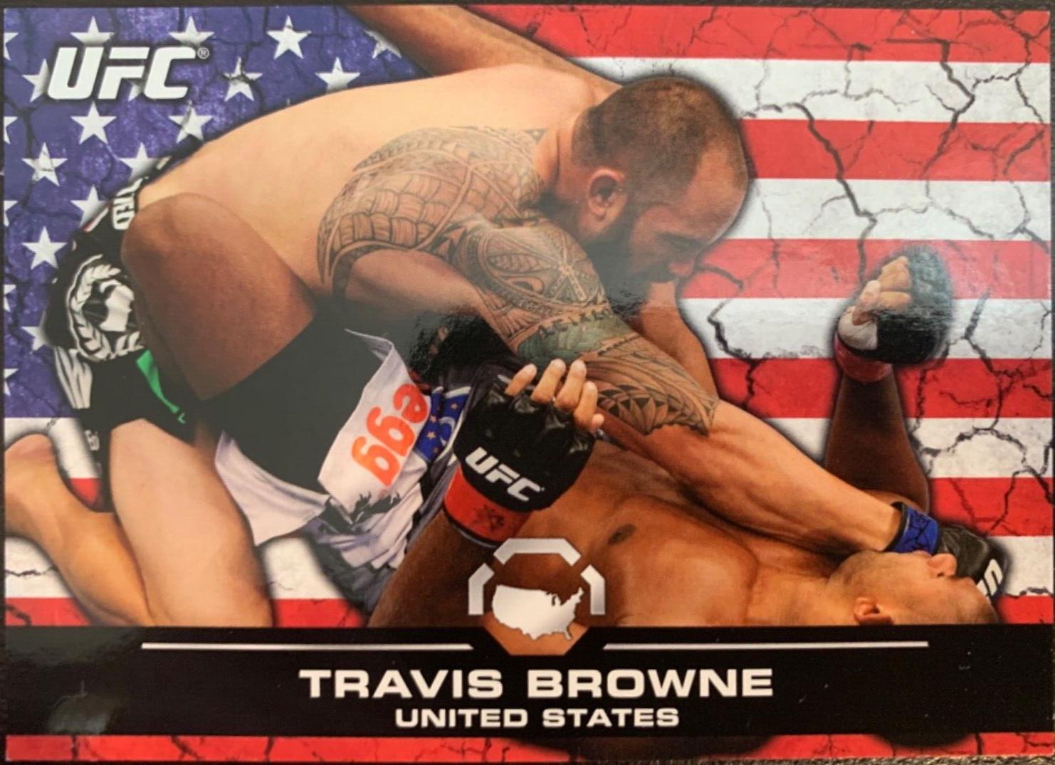 Travis Browne 2013 Topps UFC Bloodlines Base #148 Flag