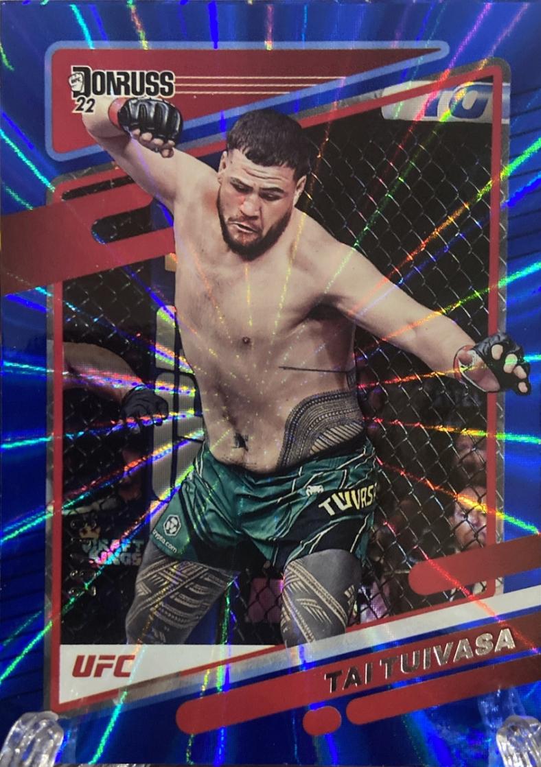 Tai Tuivasa 2022 Panini Donruss UFC Base #200 Blue