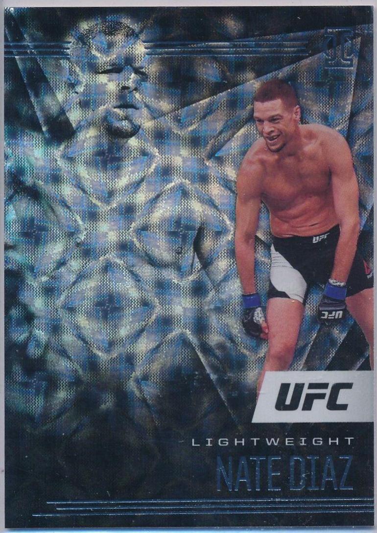 Nate Diaz 2021 Panini Chronicles UFC Base Illusions #176 Asia