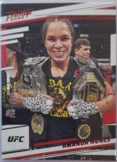 Amanda Nunes 2022 Panini Chronicles UFC Base Prestige #179 Platinum
