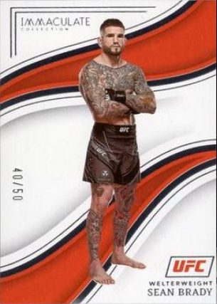 Sean Brady 2023 Panini Immaculate Collection UFC Base #59 Green