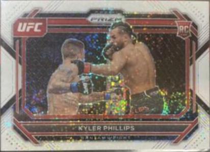 Kyler Phillips 2023 Panini Prizm UFC Base #55 White Sparkle