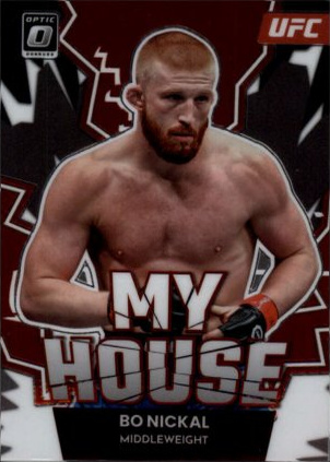 Bo Nickal 2023 Panini Donruss Optic UFC My House #20 Green