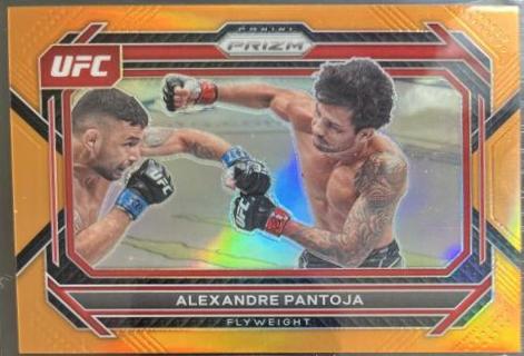 Alexandre Pantoja 2023 Panini Prizm UFC Base #46 Orange