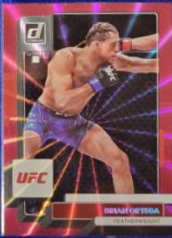 Brian Ortega 2023 Panini Donruss UFC Base #98 Pink Laser
