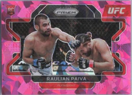 Raulian Paiva 2022 Panini Prizm UFC Base #10 Pink Ice