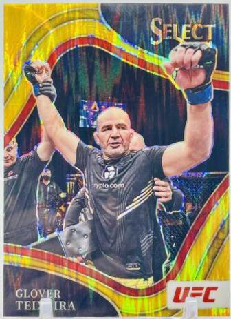 Glover Teixeira 2022 Panini Select UFC Octagonside #211 Gold Flash