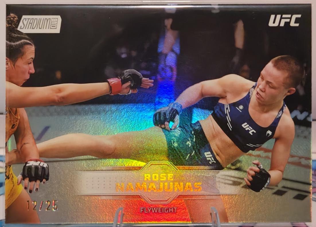 Rose Namajunas 2026 Topps Stadium Club UFC Base #107 Light Blue