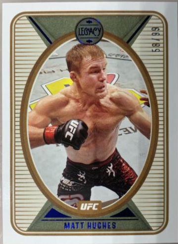 Matt Hughes 2022 Panini Chronicles UFC Base Legacy #148 Blue