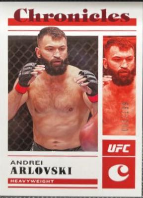 Andrei Arlovski 2023 Panini Chronicles UFC Base Chronicles #20 Red