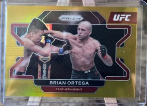 Brian Ortega 2022 Panini Prizm UFC Base #57 Gold