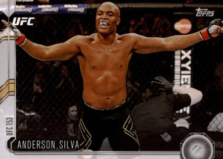 Anderson Silva 2015 Topps UFC Chronicles Base #175 Sepia