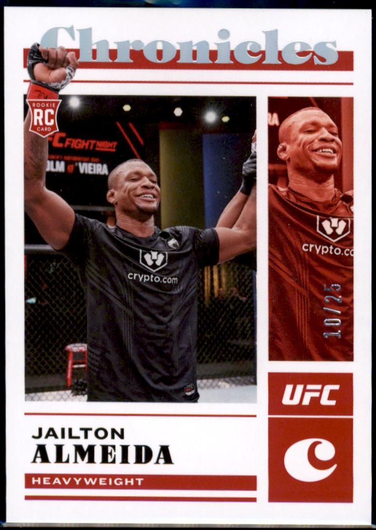 Jailton Almeida 2023 Panini Chronicles UFC Base Chronicles #88 Silver