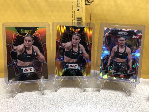Jennifer Maia 2022 Panini Select UFC Premier Level #146 Orange Flash