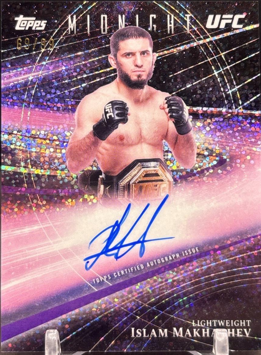 Islam Makhachev 2026 Topps Midnight UFC Horizon Signatures #HZS-IM Twilight