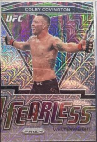 Colby Covington 2021 Panini Prizm UFC Fearless #23 Mojo