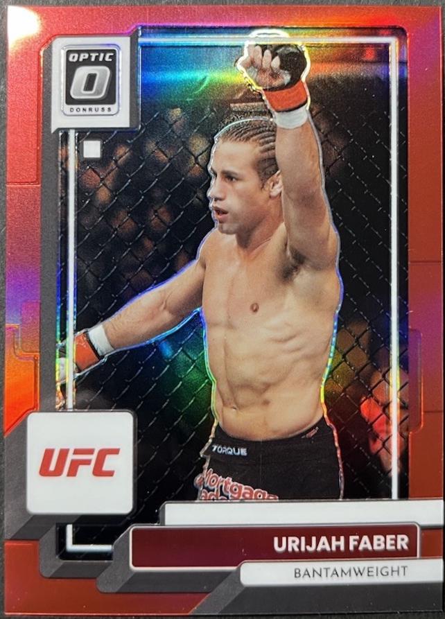 Urijah Faber 2023 Panini Donruss Optic UFC Base #26 Red