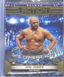 Jon Jones 2024 Topps Knockout UFC Camera (Lights, Camera, Action) #CAM-20 Gold