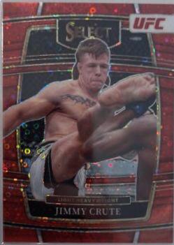 Jimmy Crute 2022 Panini Select UFC Concourse #78 Red Disco