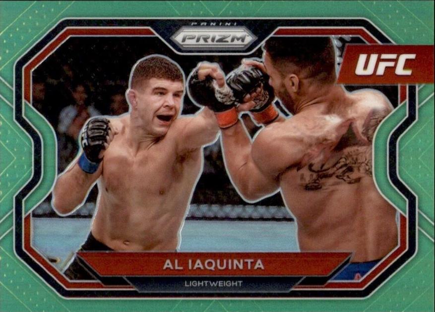 Al Iaquinta 2021 Panini Prizm UFC Base #102 Neon Green