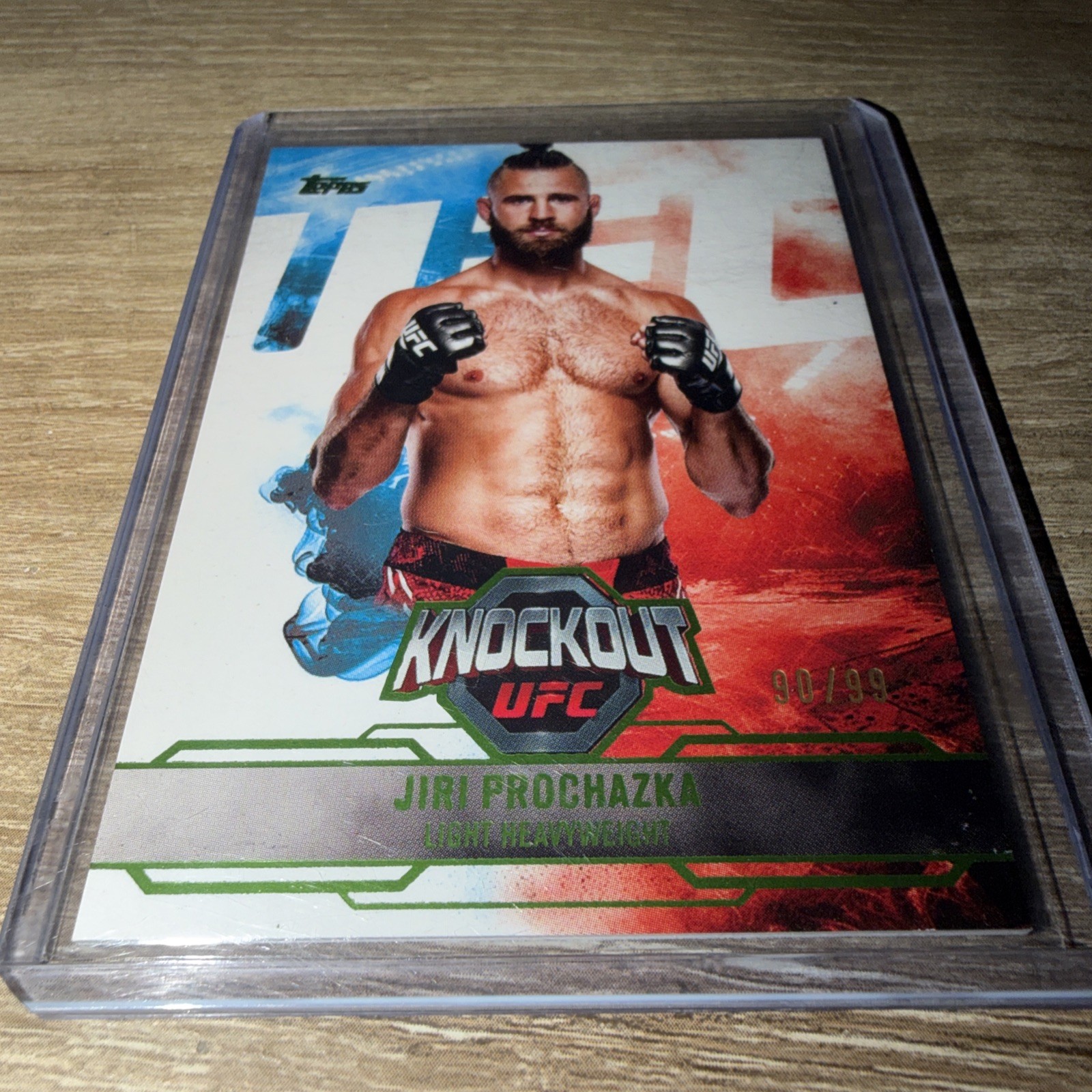 Jiri Prochazka 2025 Topps Knockout UFC Base #91 Holo Silver