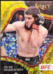 Islam Makhachev 2022 Panini Select UFC Octagonside #207 Gold Disco
