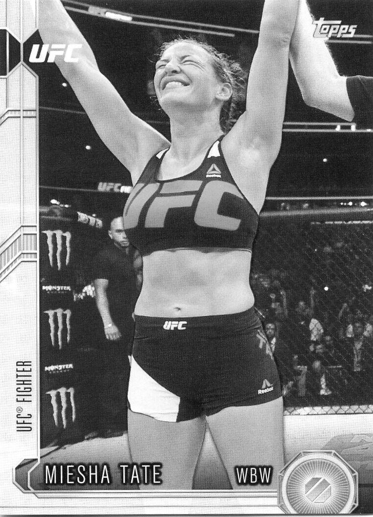 Miesha Tate 2015 Topps UFC Chronicles Base #187 Black and White