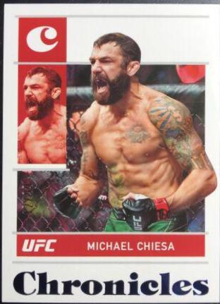 Michael Chiesa 2022 Panini Chronicles UFC Base Chronicles #72 Blue