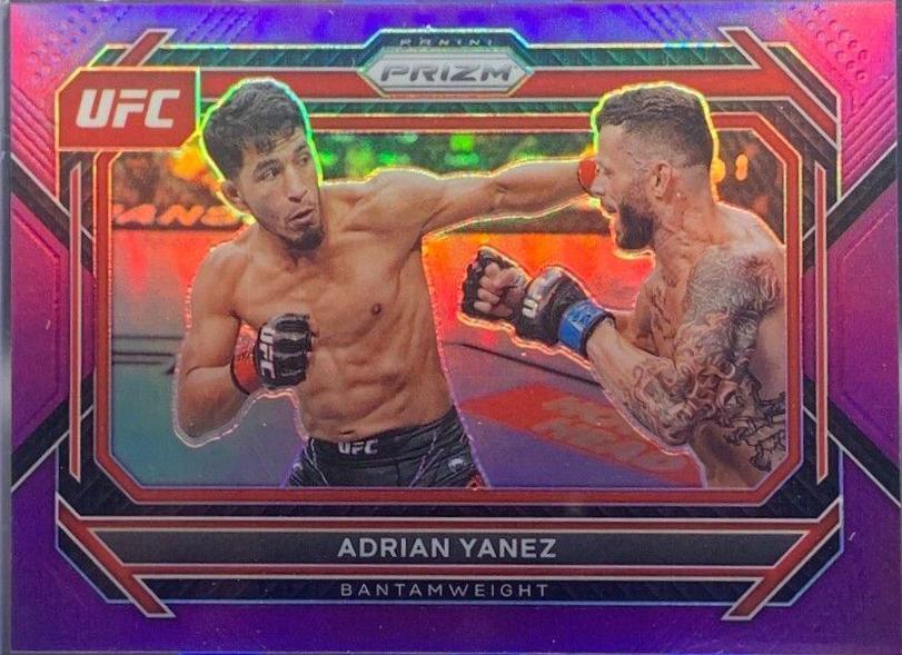 Adrian Yanez 2023 Panini Prizm UFC Base #6 Purple