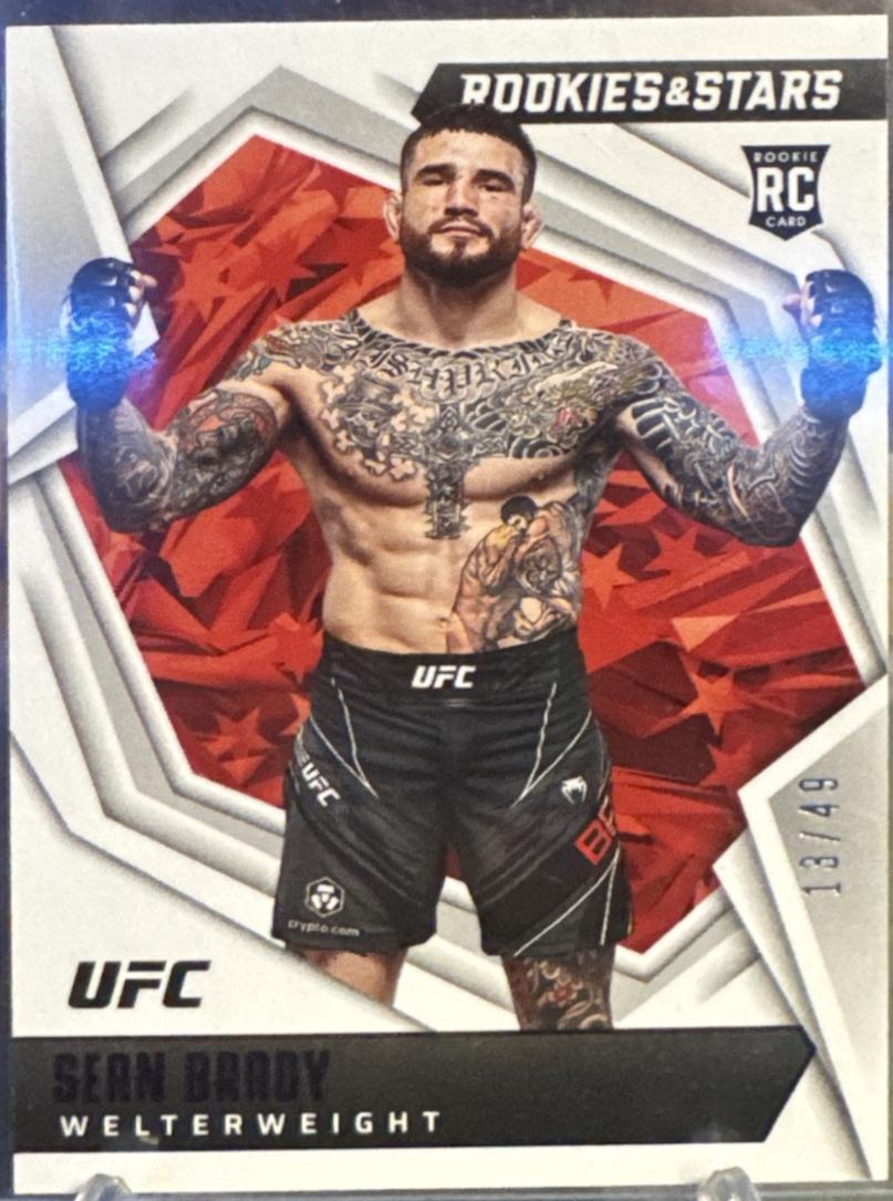 Sean Brady 2022 Panini Chronicles UFC Base Rookies and Stars #182 Purple