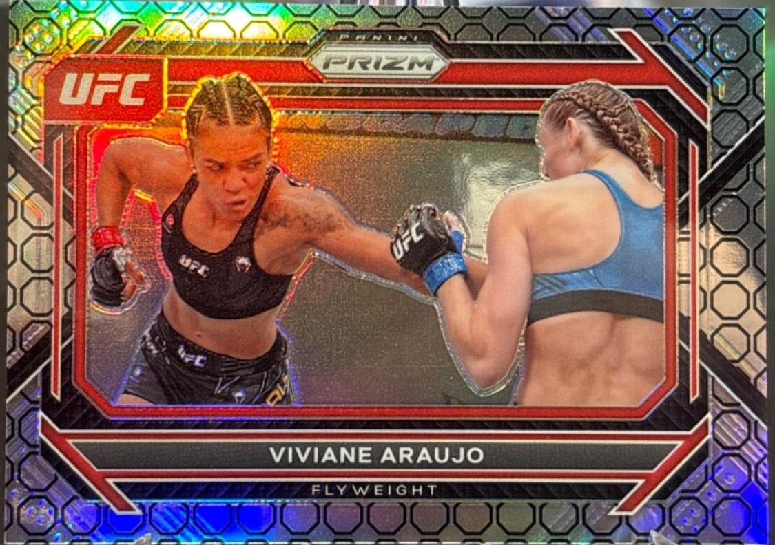 Viviane Araujo 2023 Panini Prizm UFC Base #73 Octagon