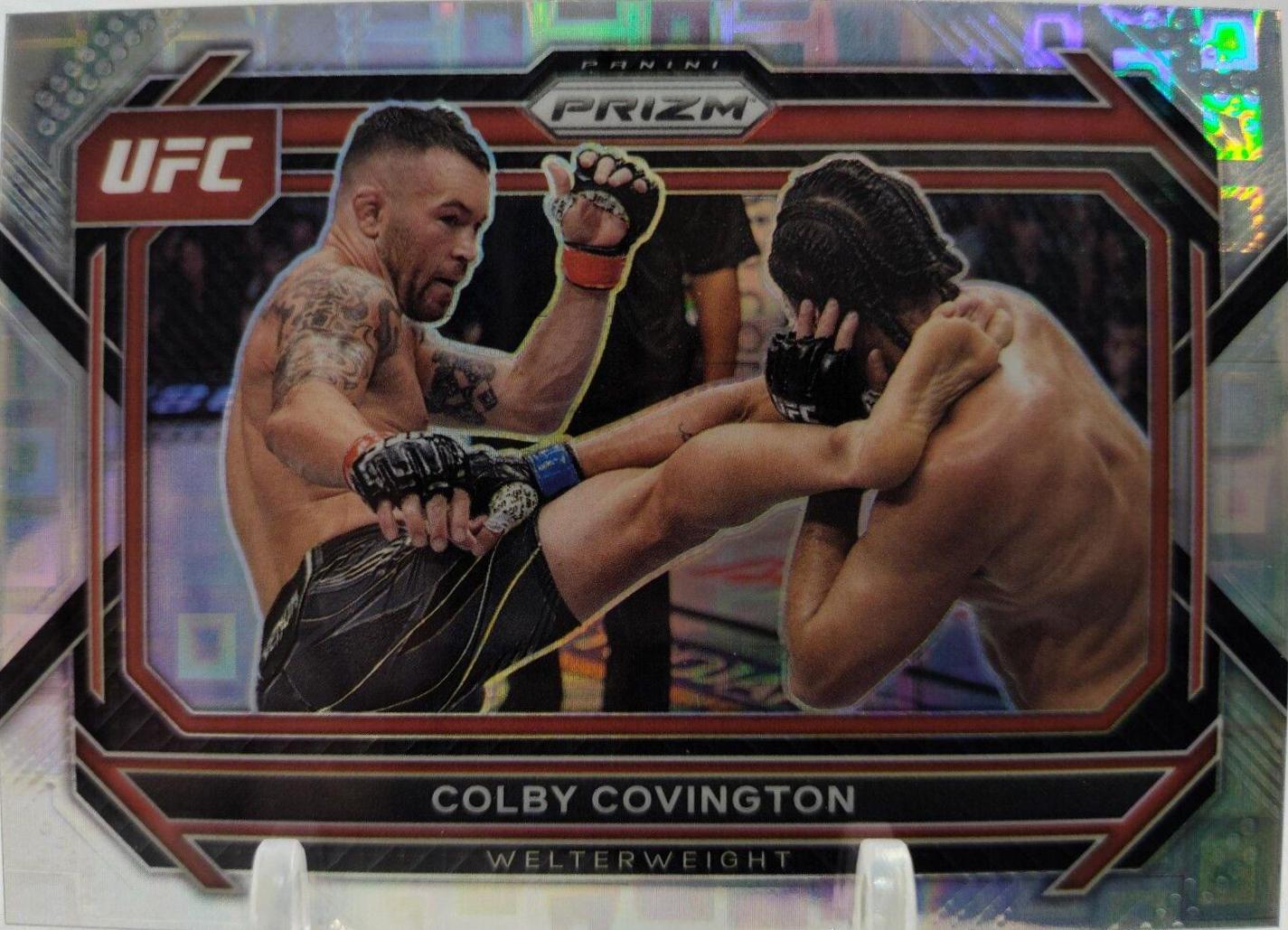 Colby Covington 2023 Panini Prizm UFC Base #30 Silver